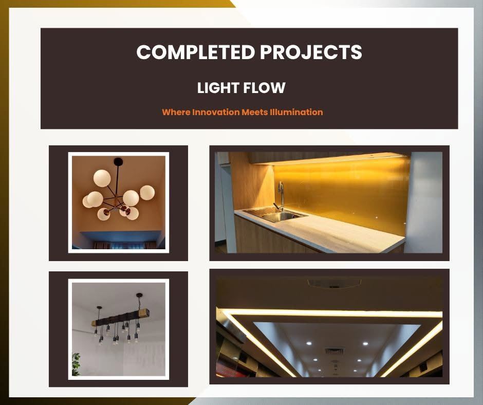 Residential and interior lighting project by Lightflow